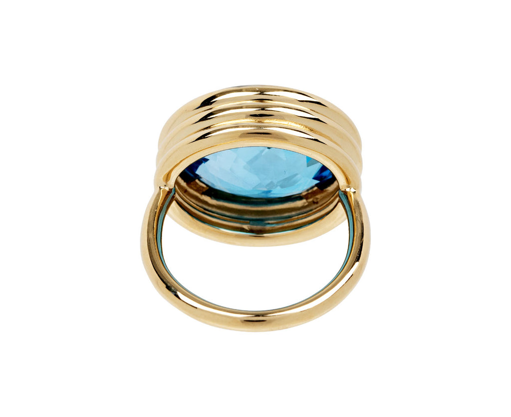 Blue Topaz Scuba Ring