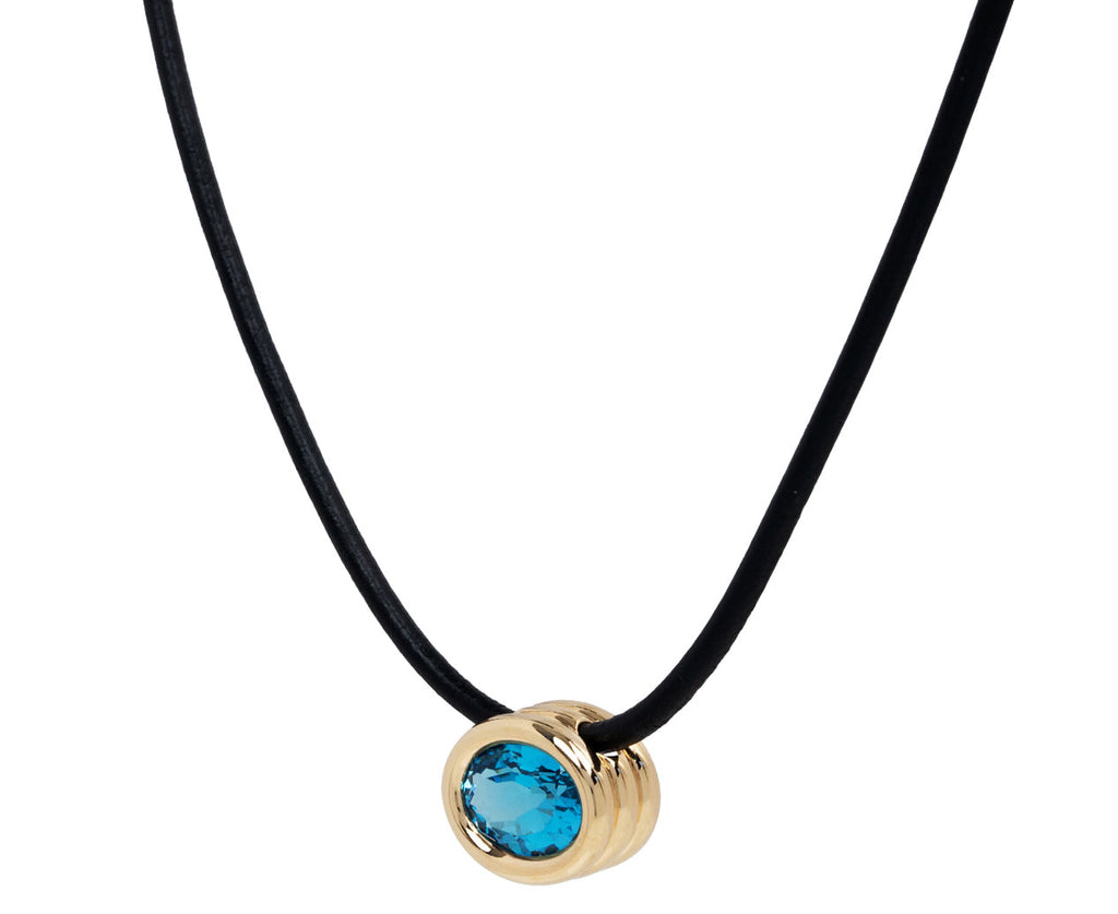 Blue Topaz Scuba Necklace