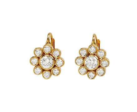 Diamond Wildflower Earrings