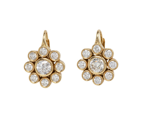 Diamond Wildflower Earrings