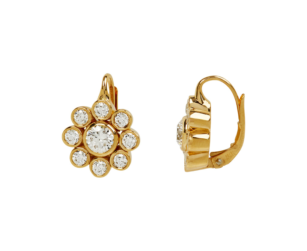 Diamond Wildflower Earrings