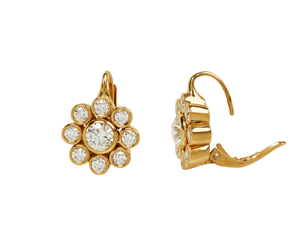 Diamond Wildflower Earrings