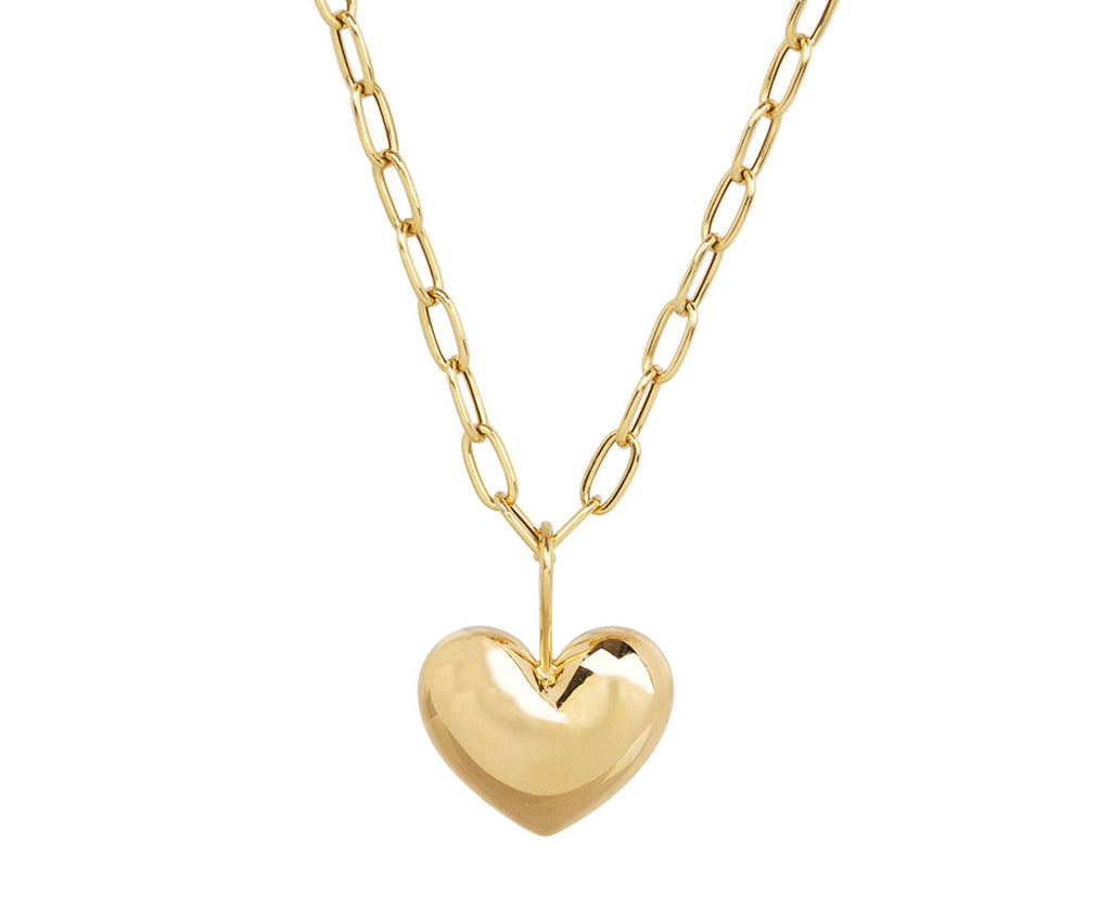 Mini Puff Heart Pendant Necklace