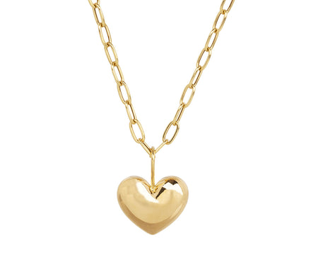 Mini Puff Heart Pendant Necklace