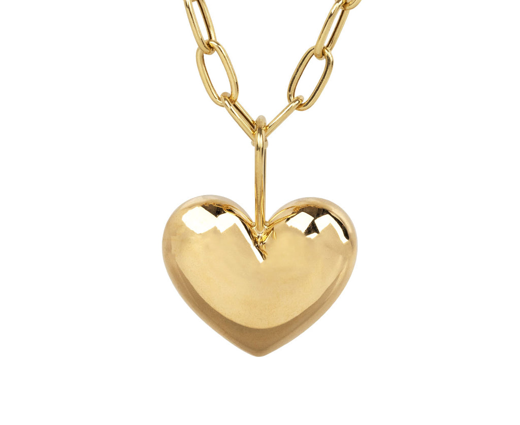 Mini Puff Heart Pendant Necklace