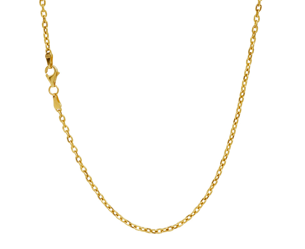 Aquamarine and Diamond Mini Carved Shell Necklace