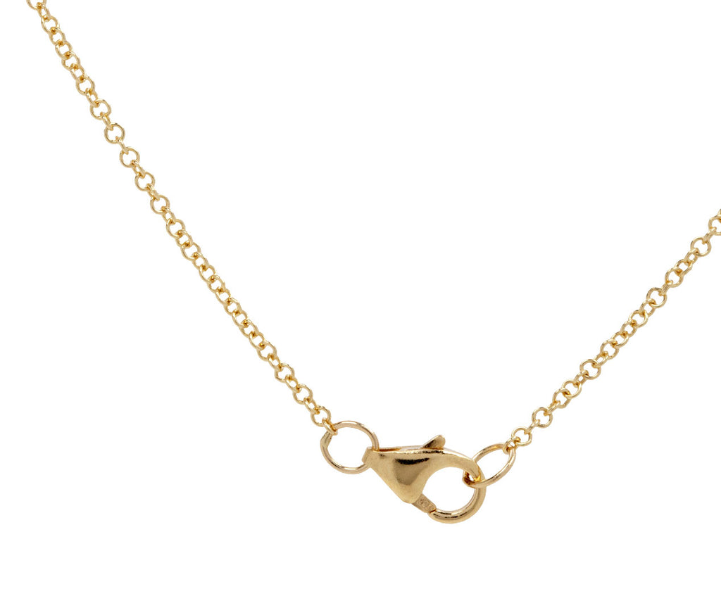 Brent Neale Black Onyx, Tiger's Eye and Diamond Mini Mushroom Necklace Chain Clasp