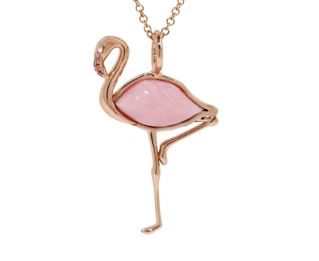 Flamingo Pendant Necklace