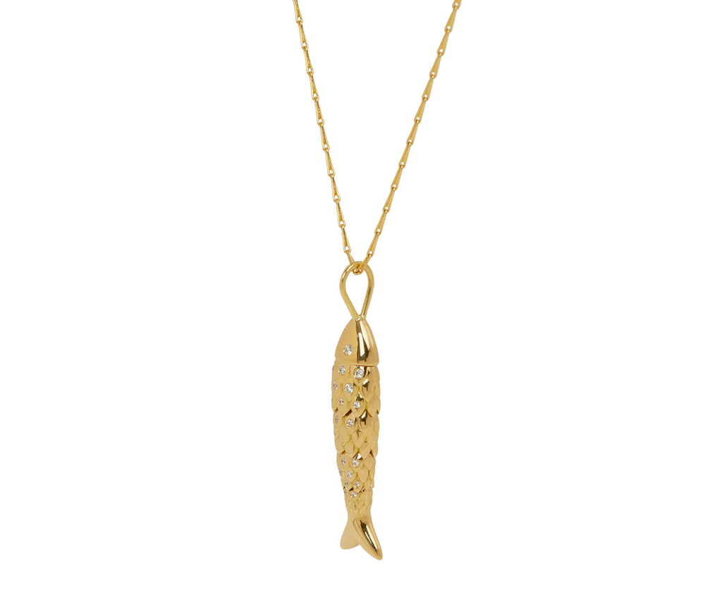 Medium Fish Pendant Necklace