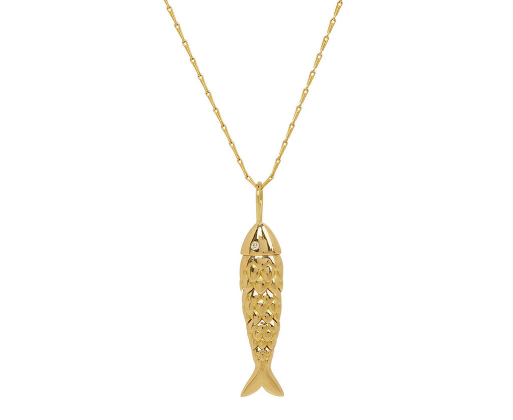 Medium Fish Pendant Necklace