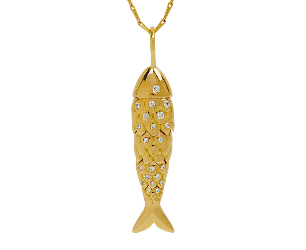 Medium Fish Pendant Necklace