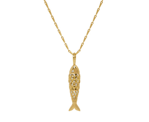 Small Fish Pendant Necklace