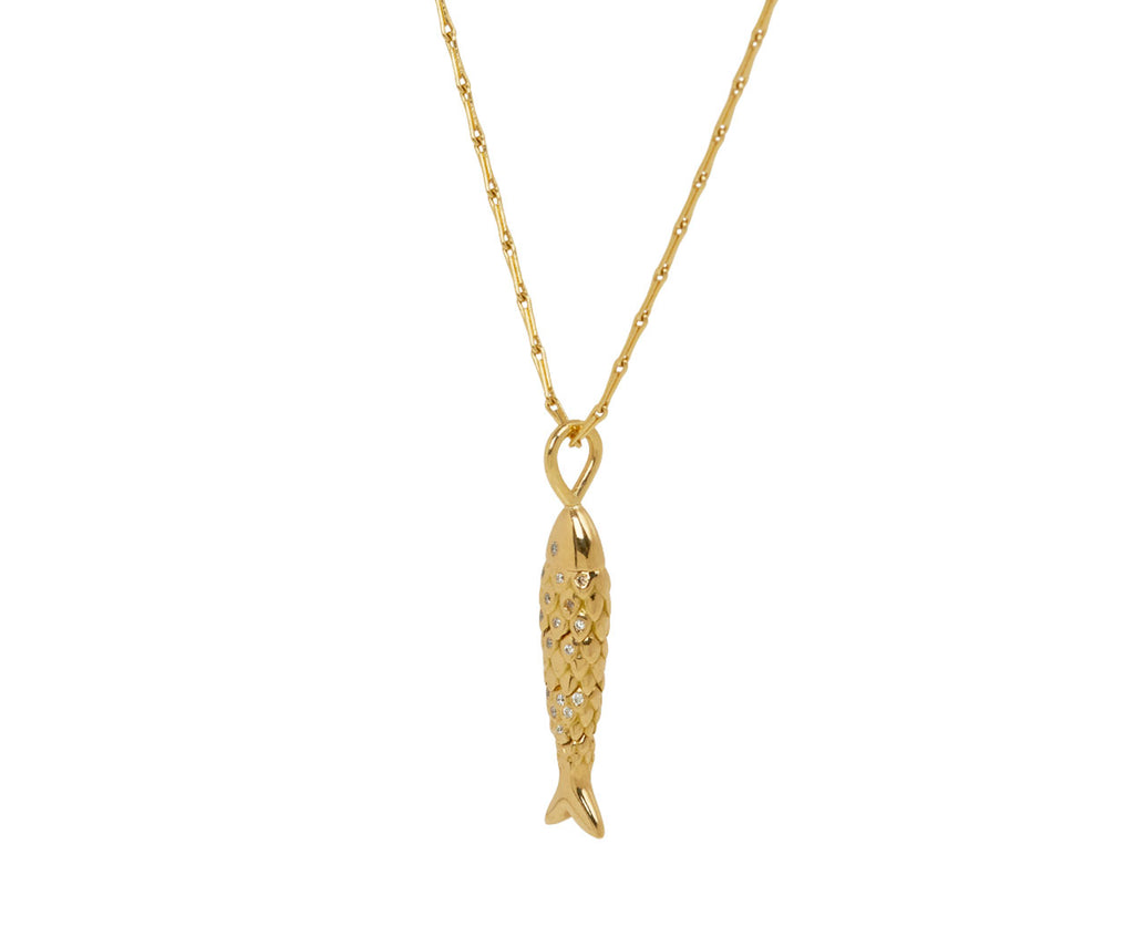 Small Fish Pendant Necklace