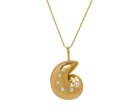 Small Nautilus Shell Pendant Necklace