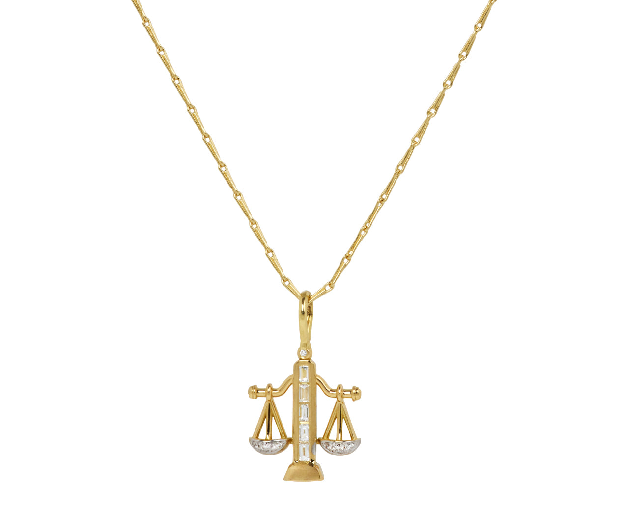Brent Neale Small Libra Pendant Necklace