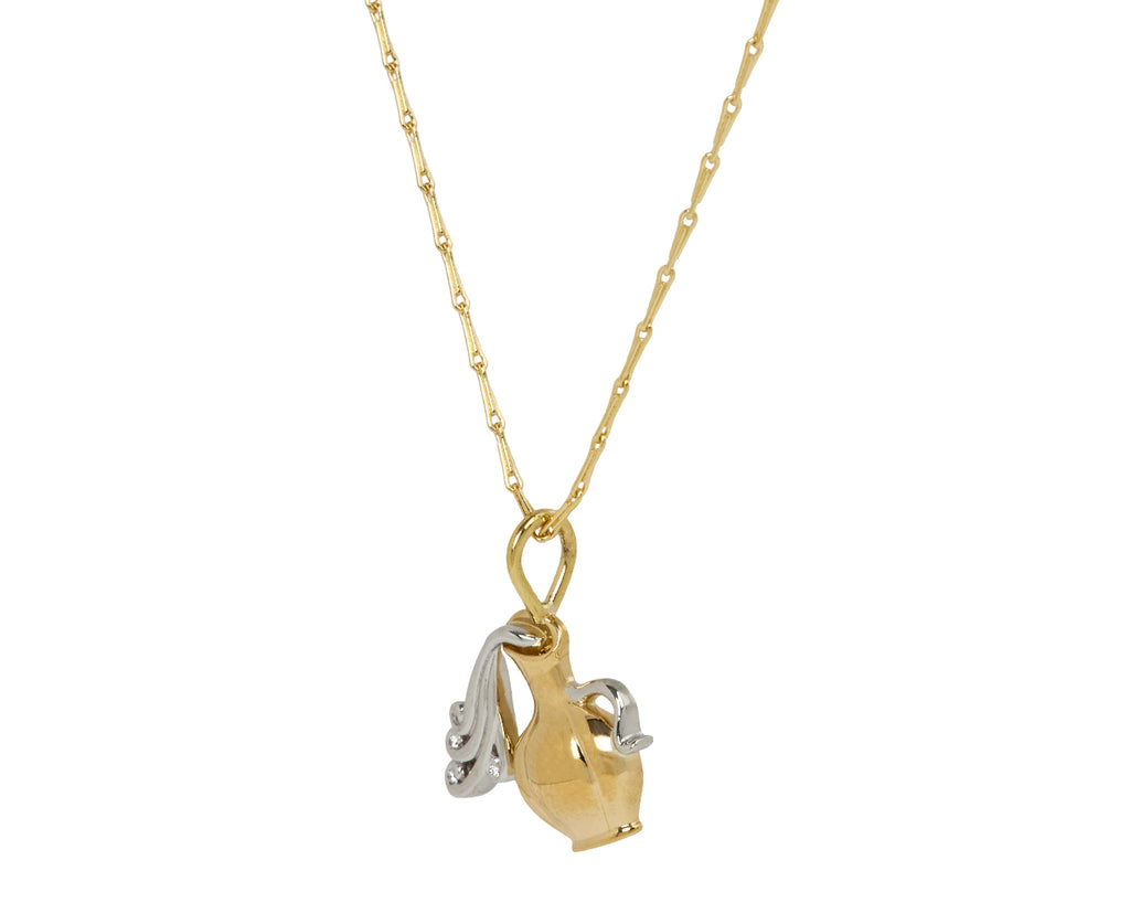 Small Aquarius Pendant Necklace