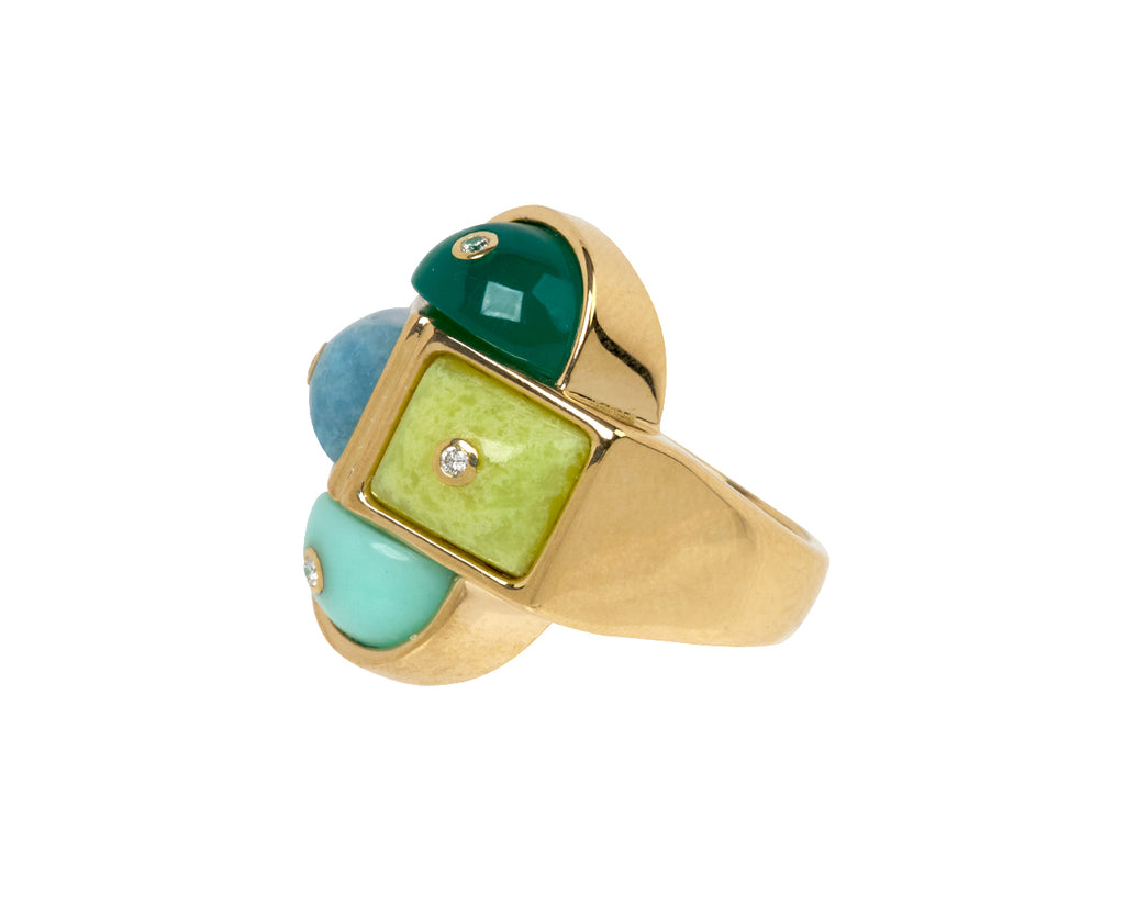 Hopscotch Cocktail Ring