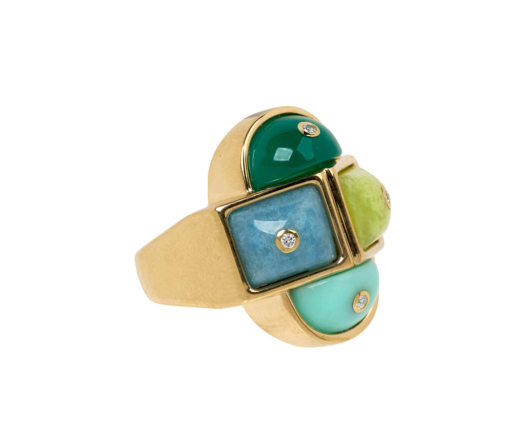 Hopscotch Cocktail Ring