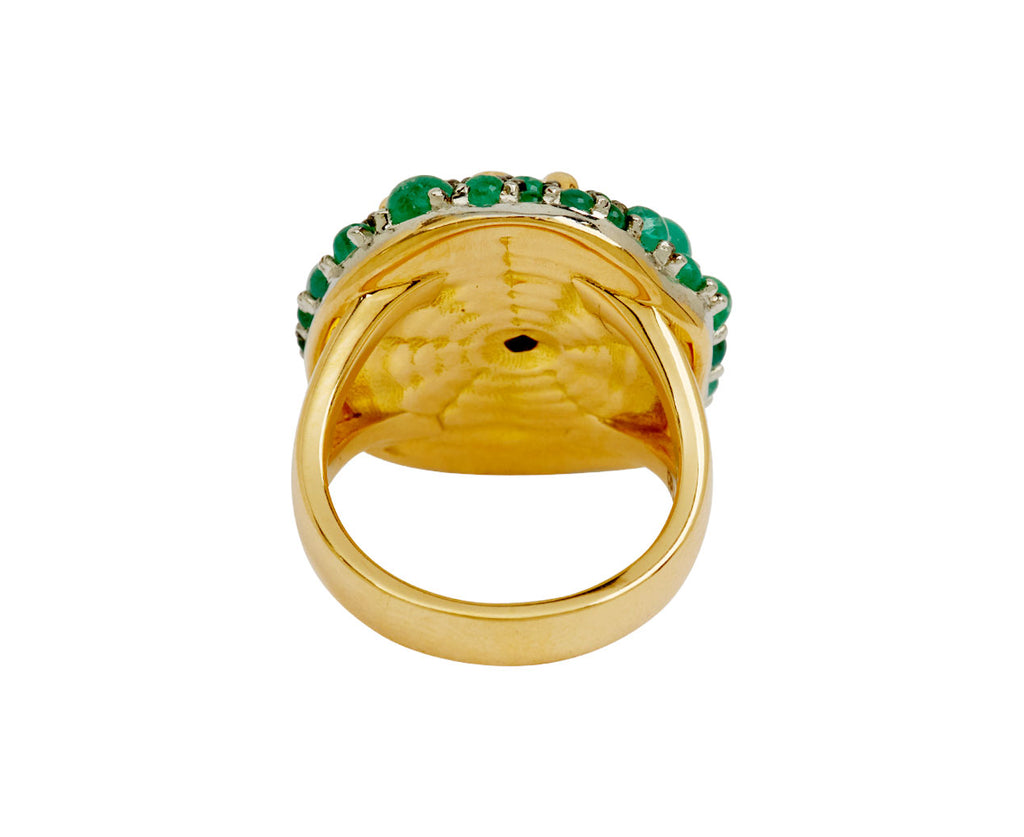 Emerald Sand Dollar Ring