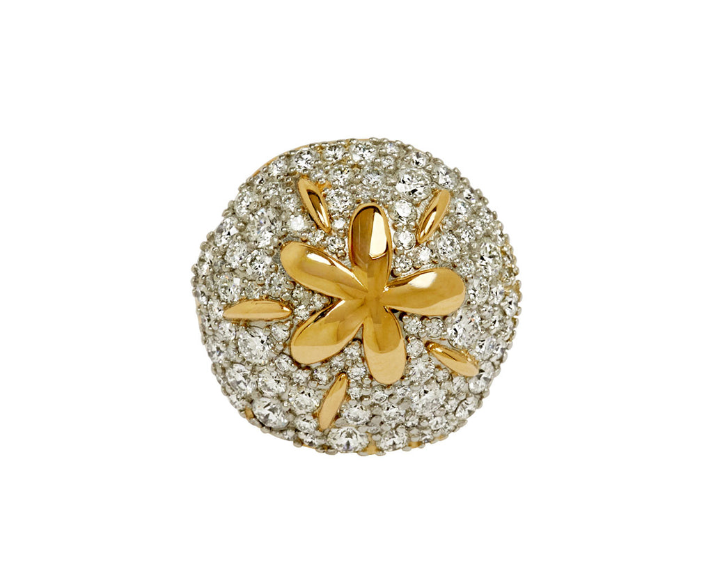 Pave Diamond Sand Dollar Ring