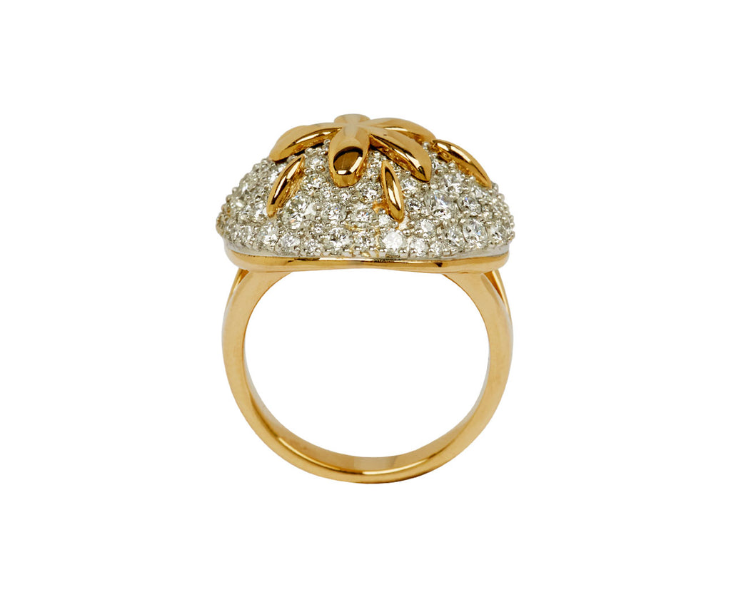 Pave Diamond Sand Dollar Ring