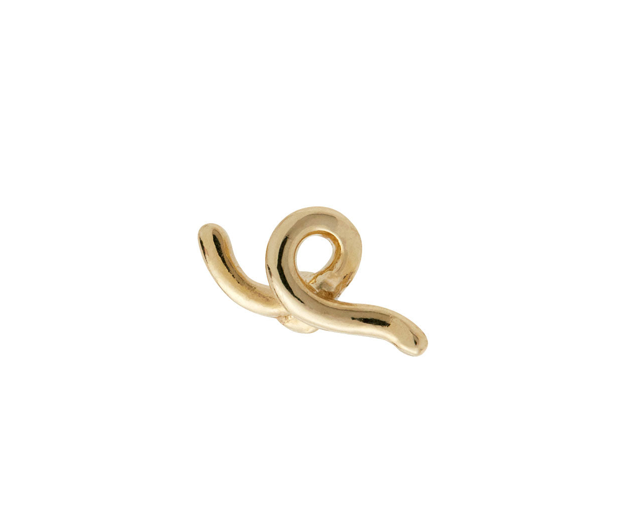 Bea Bongiasca Gold Mini Loop SINGLE Stud Earring