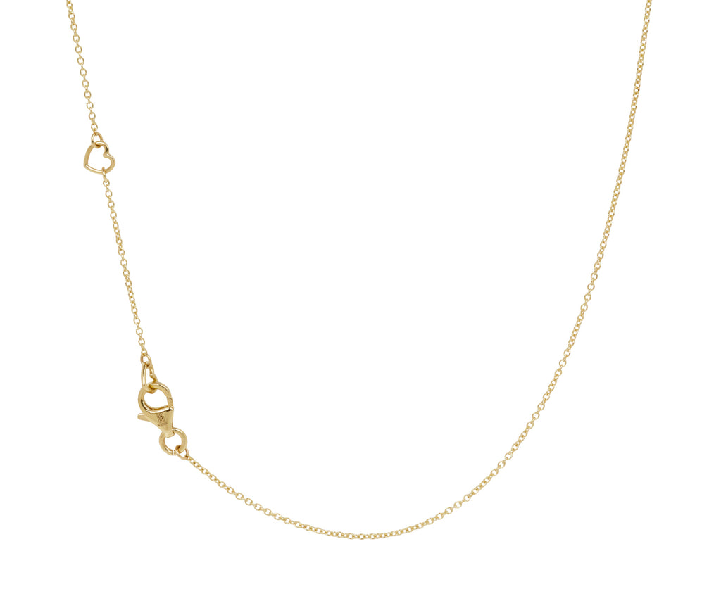 Baby Heart and Diamond Pendant Necklace