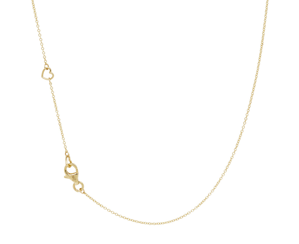 Baby Heart and Diamond Pendant Necklace