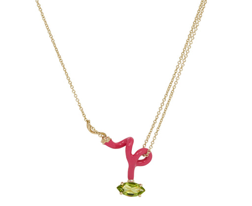 Bea Bongiasca You're So Vine Rock Crystal Pendant Necklace