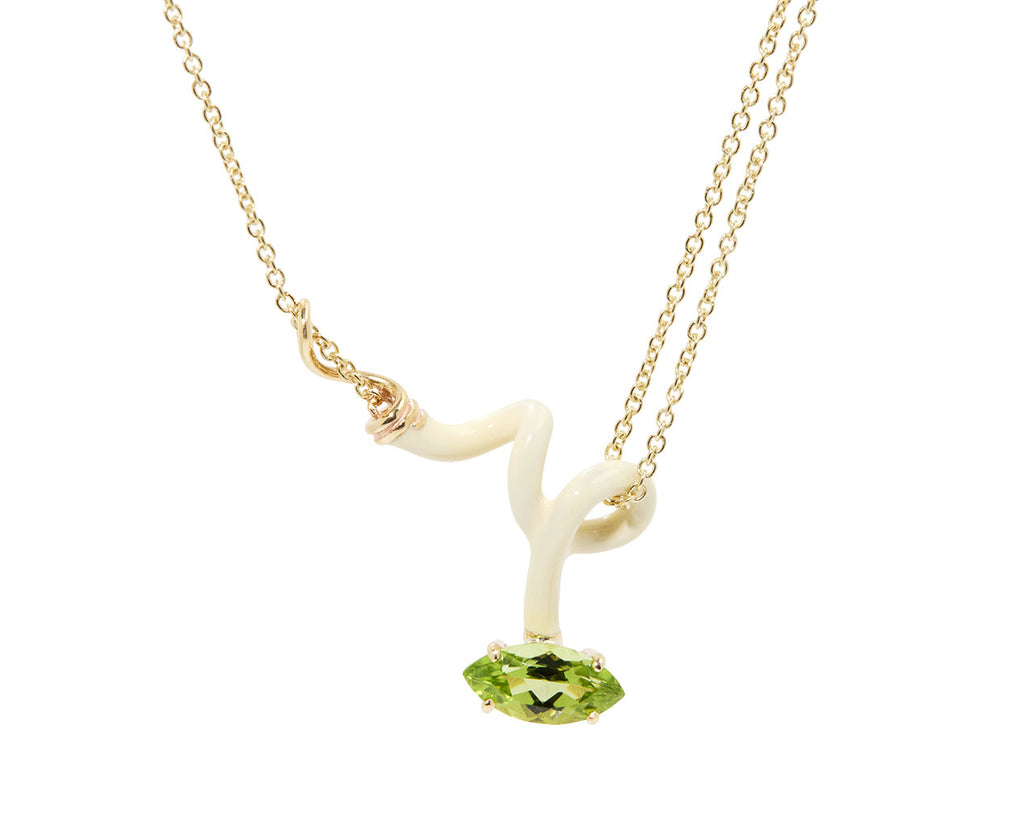 Bea Bongiasca You're So Vine Peridot Pendant Necklace - Closeup