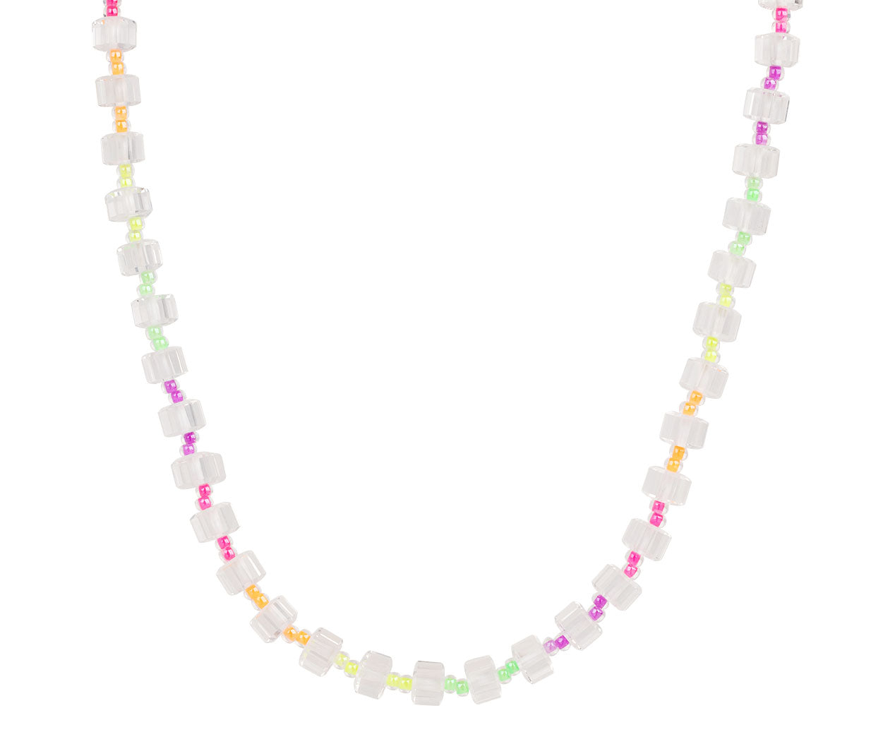 Bea Bongiasca Extra Long Rock Crystal Beaded Necklace