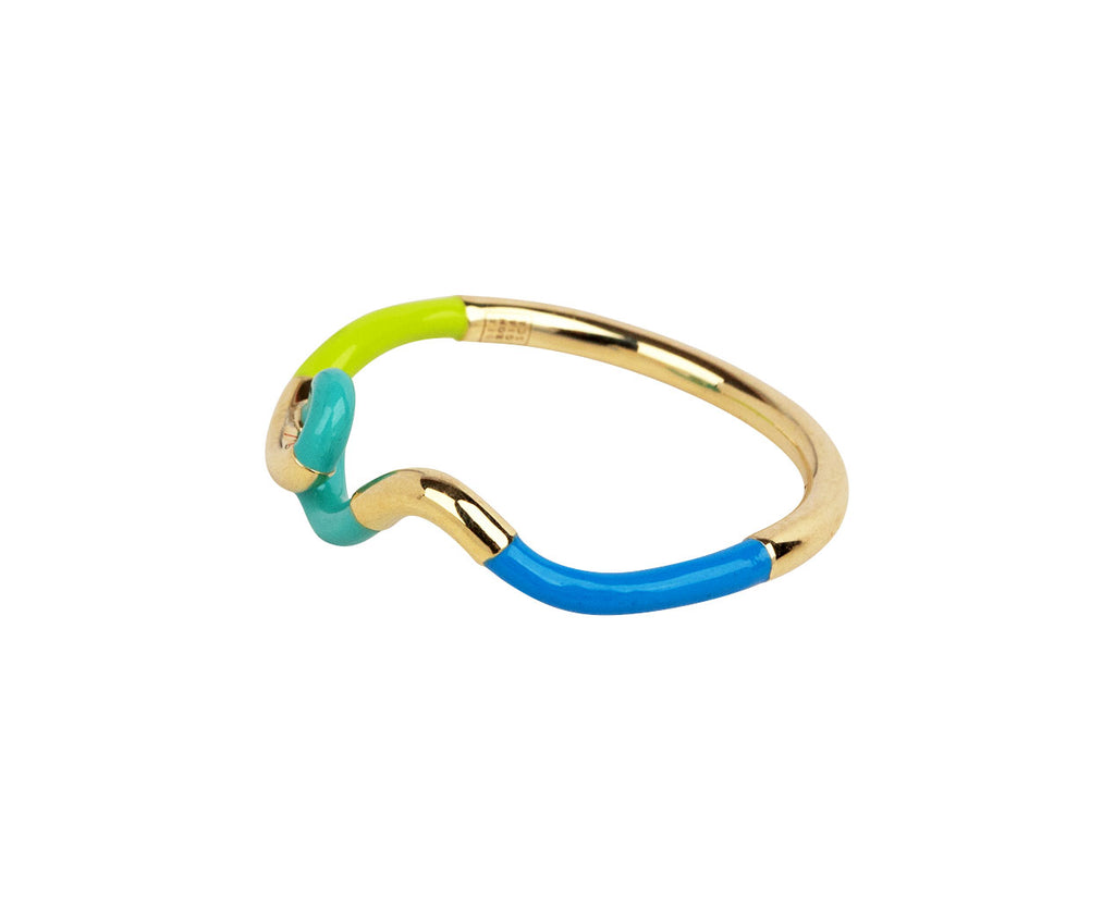 Bea Bongiasca Cool Toned WOW Mini Snake Ring Side View