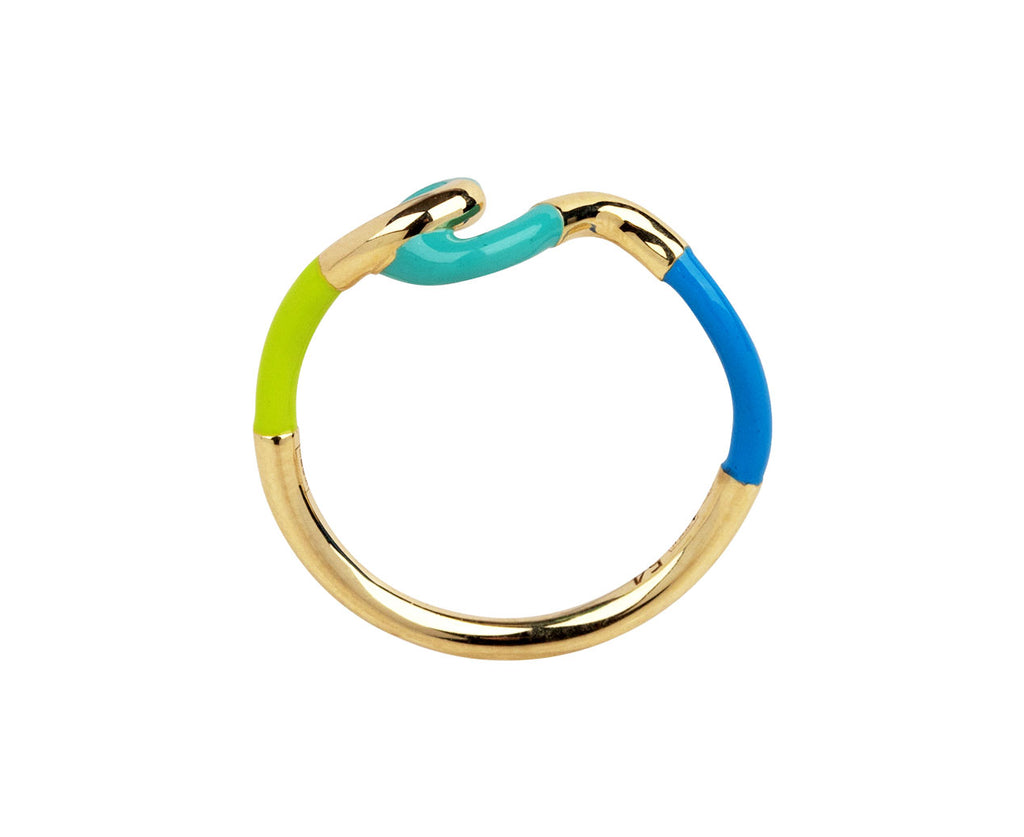 Bea Bongiasca Cool Toned WOW Mini Snake Ring Top