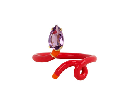 Bea Bongiasca Amethyst Head to Toe Baby Vine Ring