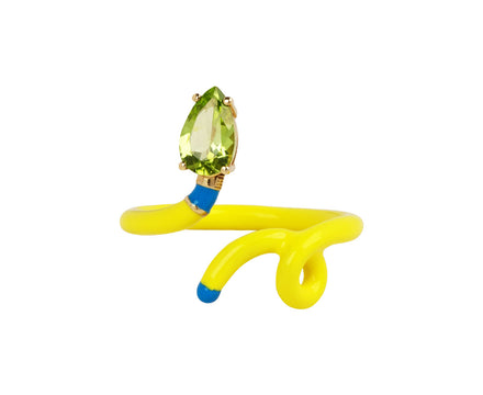 Bea Bongiasca Peridot Head to Toe Baby Vine Ring