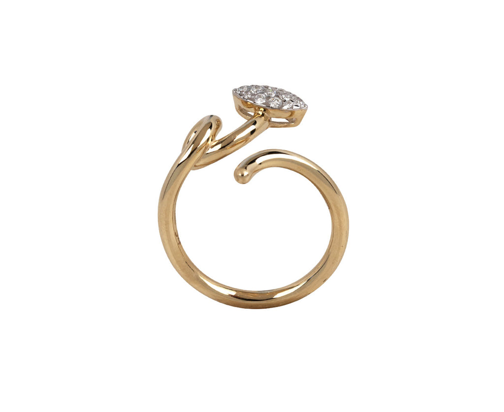 Diamond Marquise Baby Vine Ring