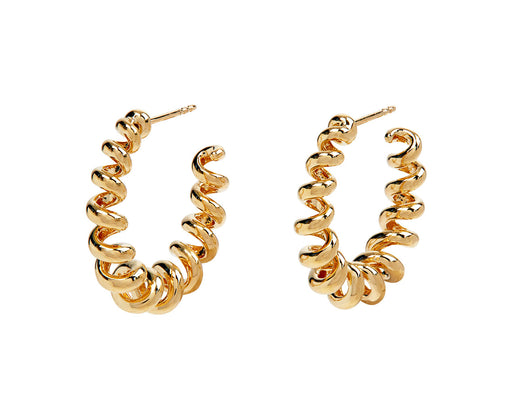 Boochier Medium Slinkee Hoop Earrings