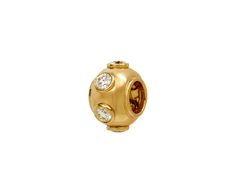Round Diamond Spacer Charm ONLY