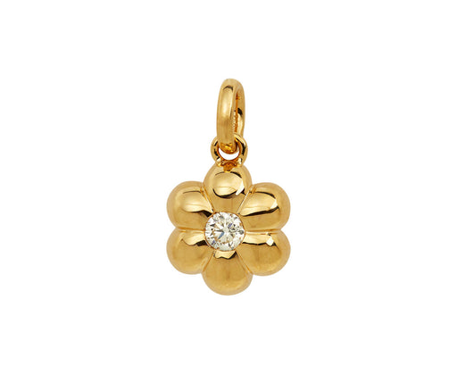 Diamond Flower Puff Pendant ONLY