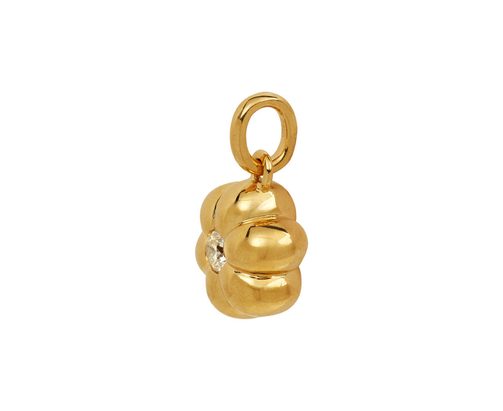 Diamond Flower Puff Pendant ONLY