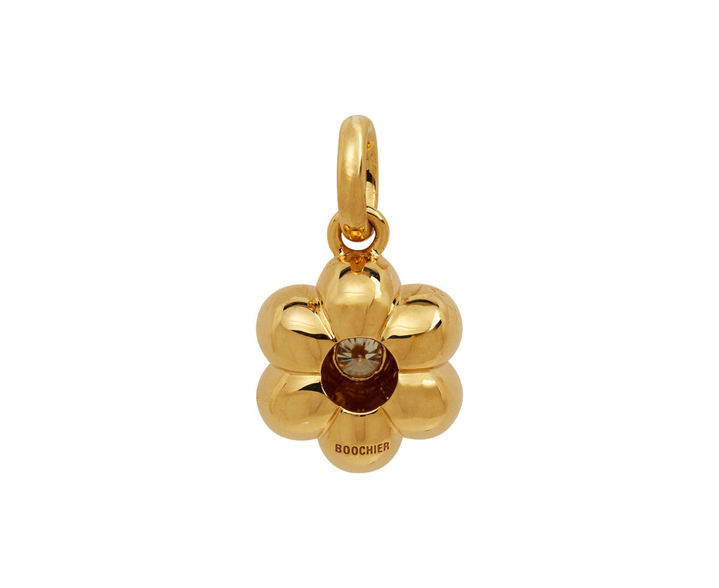 Diamond Flower Puff Pendant ONLY