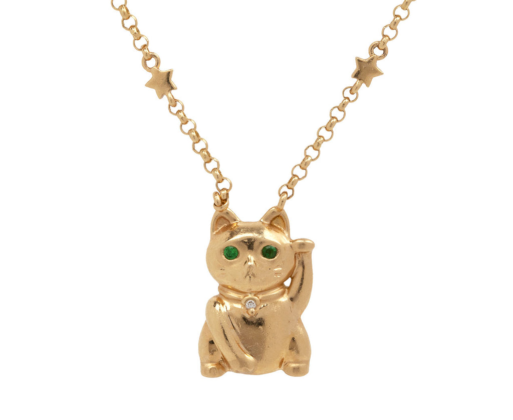 Lucky Cat Pendant Necklace