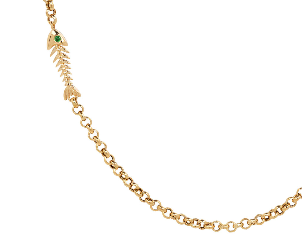 Kathleen Whitaker Chain Necklace Female Yellow Gold Kathleen Whitaker Women's