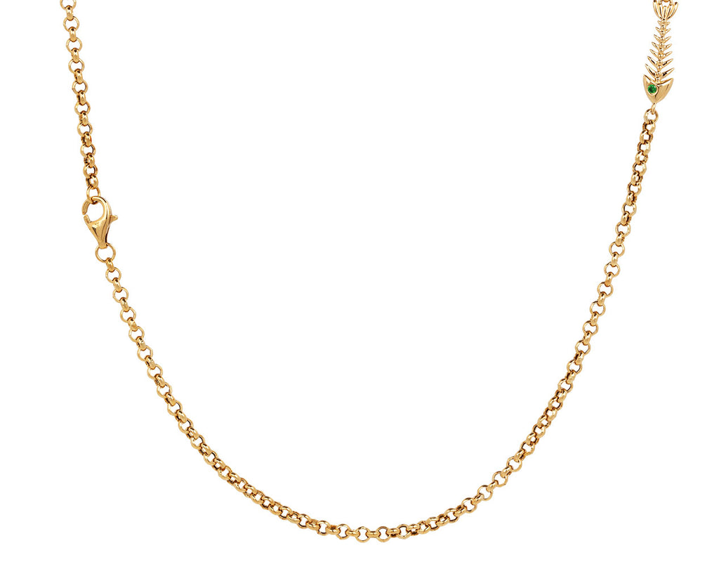 Fishbone Chain Necklace