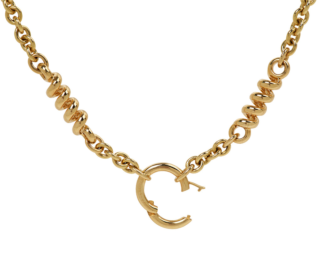 Heavy Jumbo Slinkee Bumper Necklace