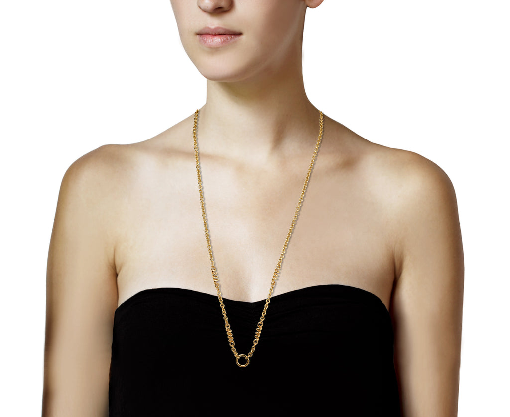 Heavy Jumbo Slinkee Bumper Necklace