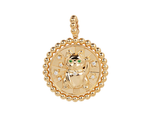 Lucky Cat Nostalgia Charm Pendant ONLY
