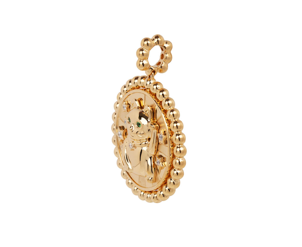 Lucky Cat Nostalgia Charm Pendant ONLY