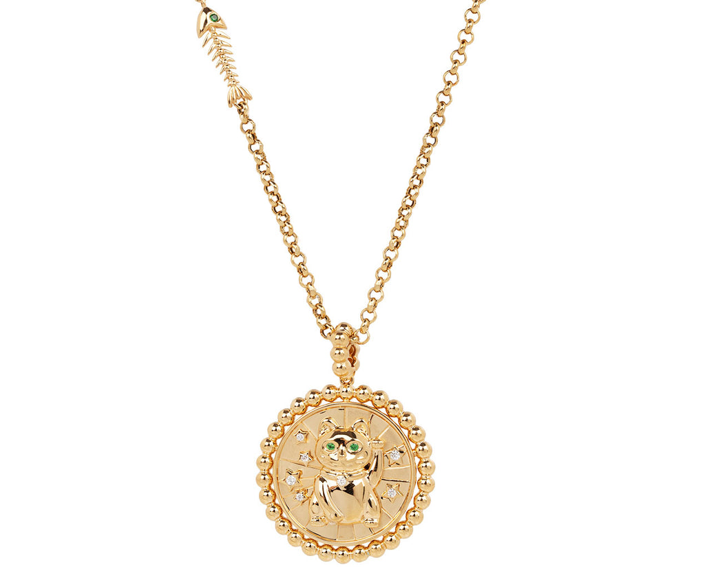 Lucky Cat Nostalgia Charm Pendant ONLY