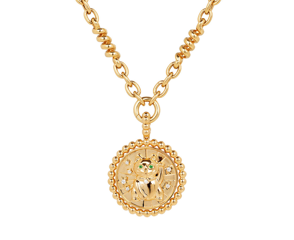 Lucky Cat Nostalgia Charm Pendant ONLY